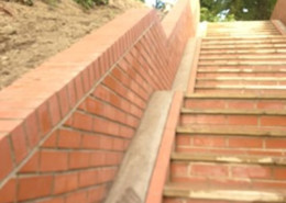 New steps and ramp on cycle path Torquay